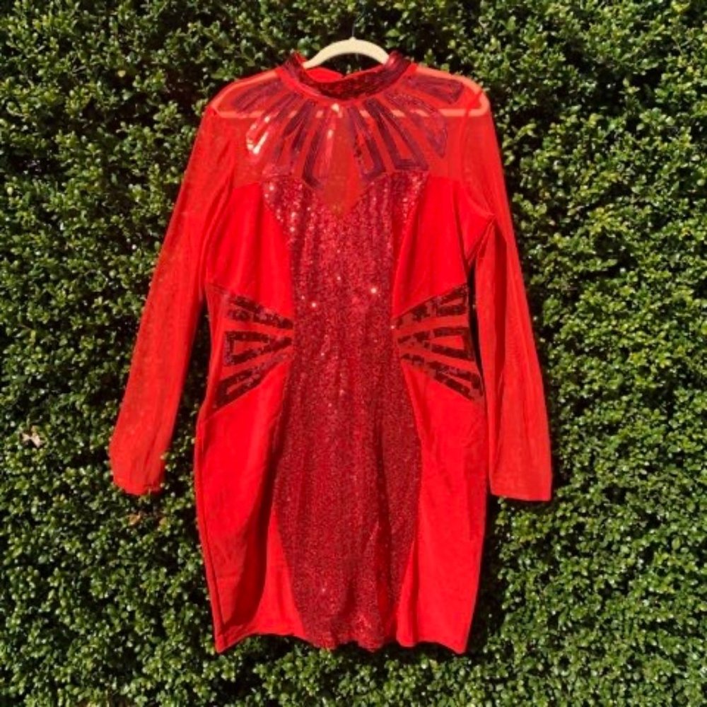 Sequin Detail Dress